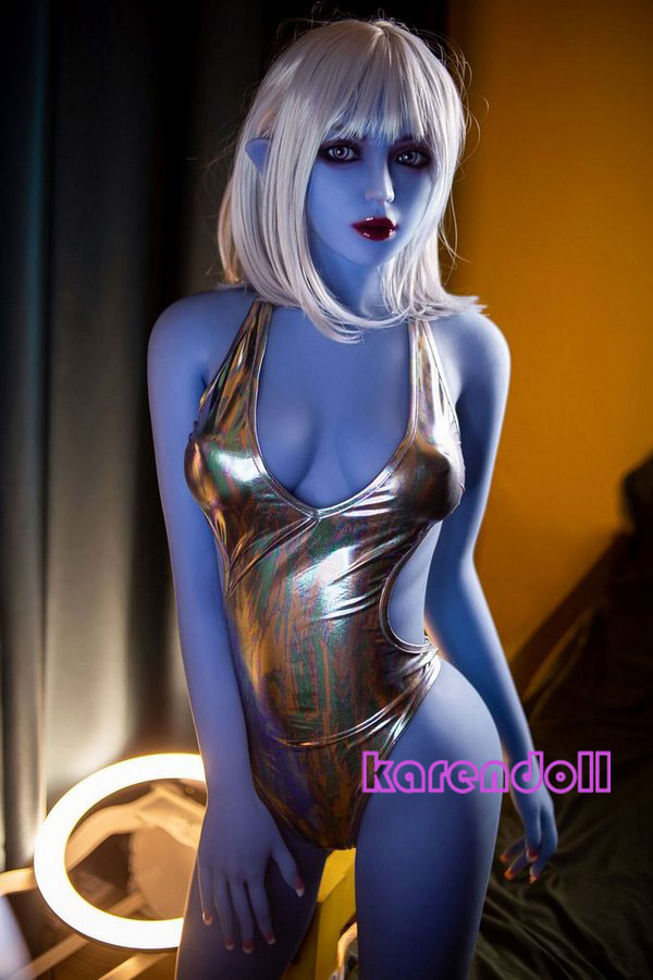 blue skin sex doll